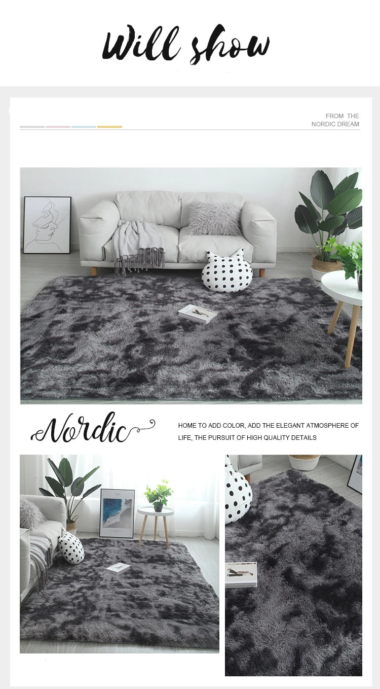 Fluffy Children Bedroom Carpet