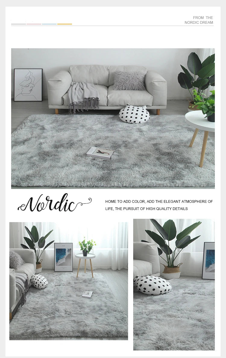 Fluffy Children Bedroom Carpet