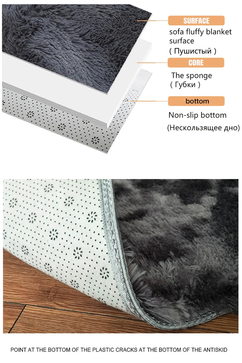 Fluffy Children Bedroom Carpet