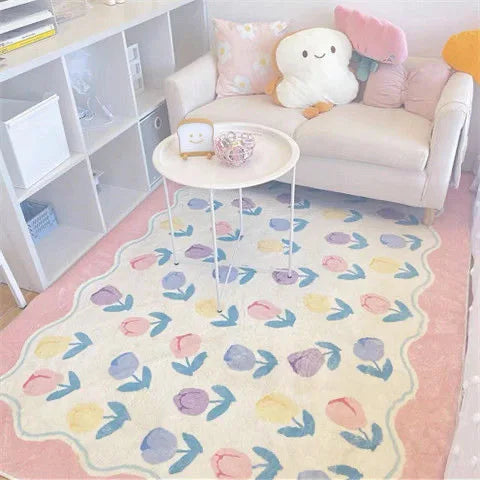 Pink Cashmere Plush Rug