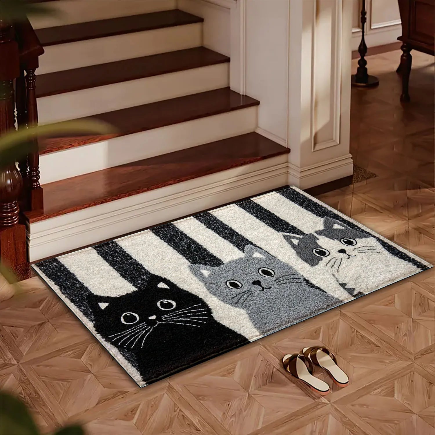 Cartoon Cat Floor Mat