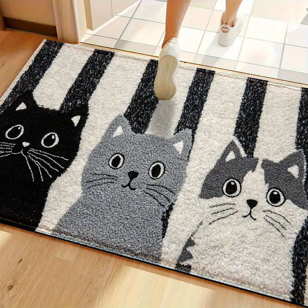 Cartoon Cat Floor Mat