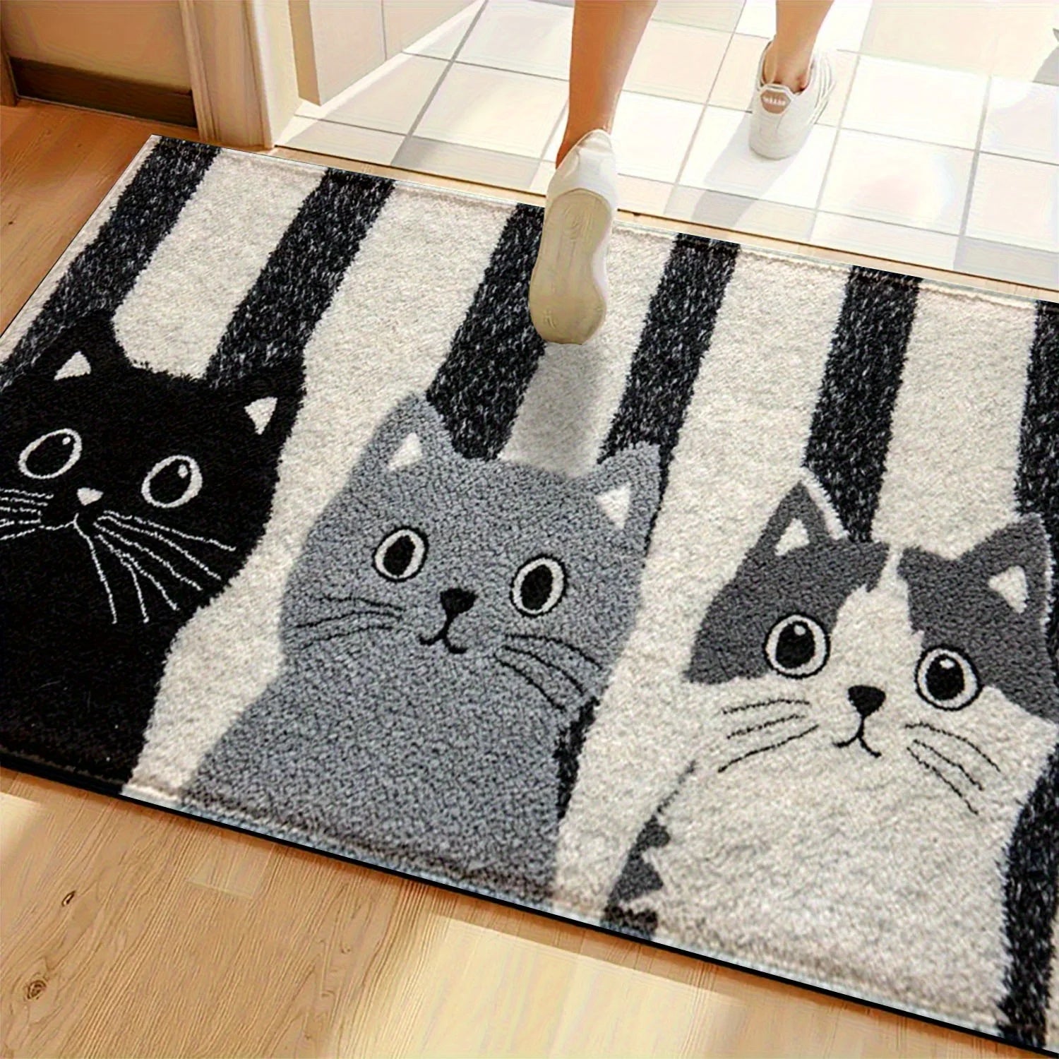 Cartoon Cat Floor Mat