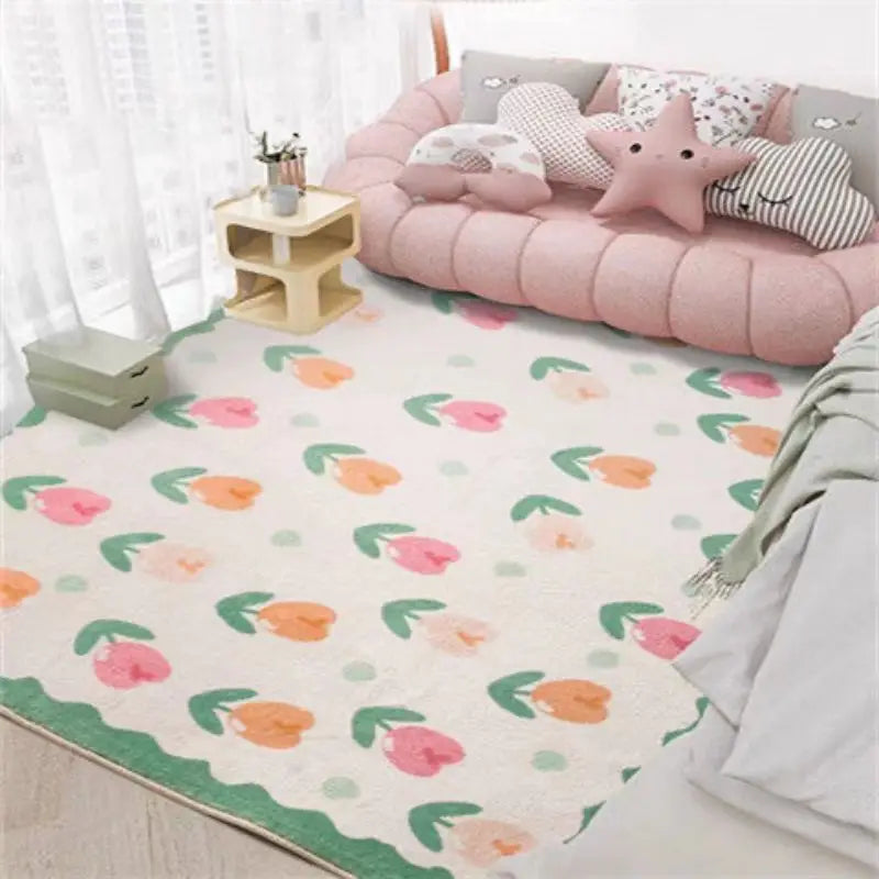 Pink Cashmere Plush Rug