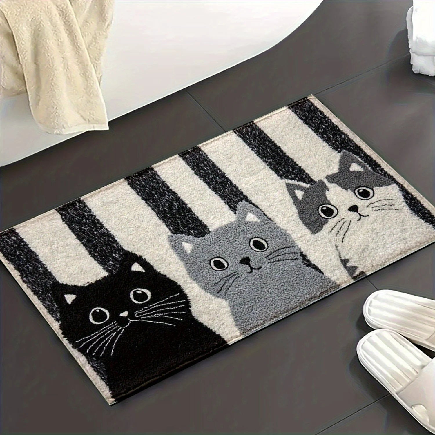 Cartoon Cat Floor Mat