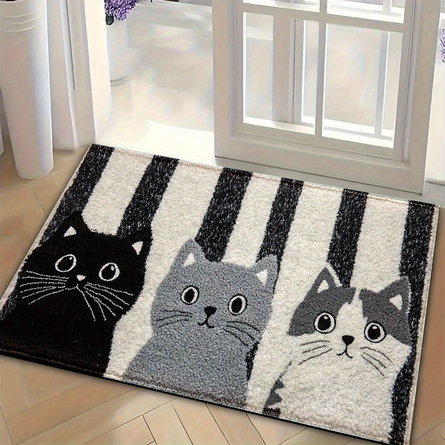 Cartoon Cat Floor Mat