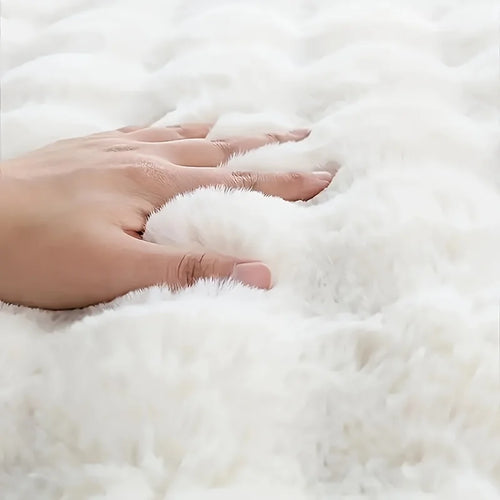 Plush White Bedroom Carpet