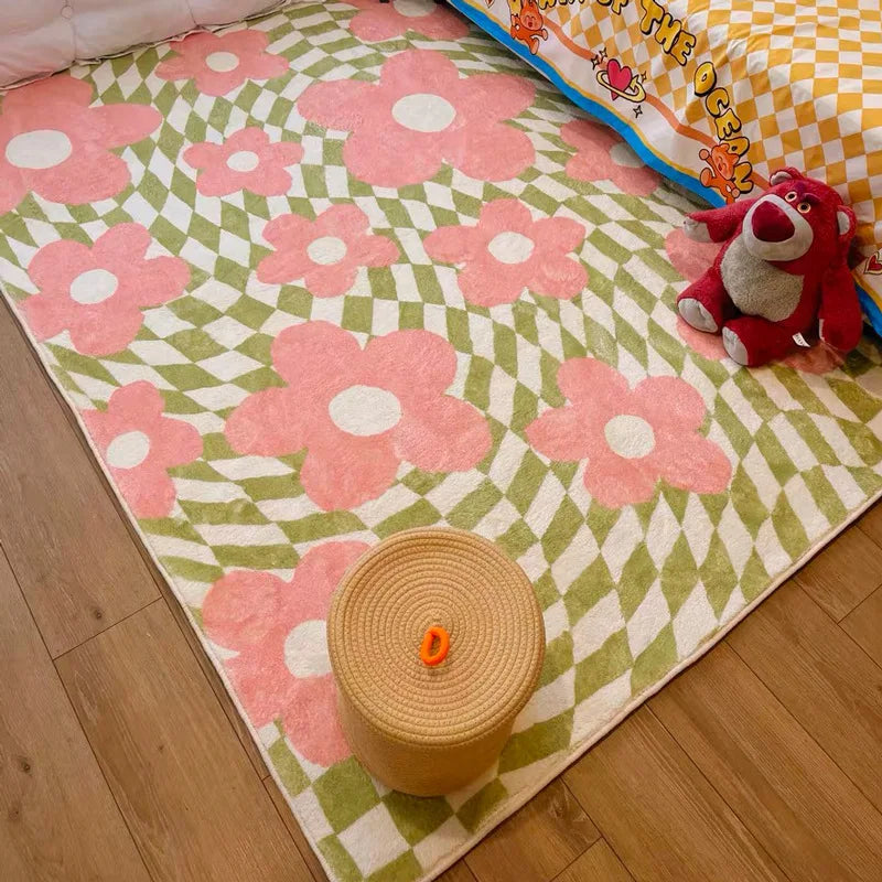 Pink Cashmere Plush Rug