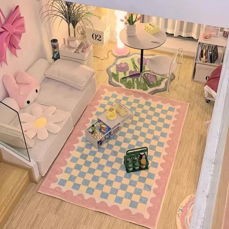 Pink Cashmere Plush Rug