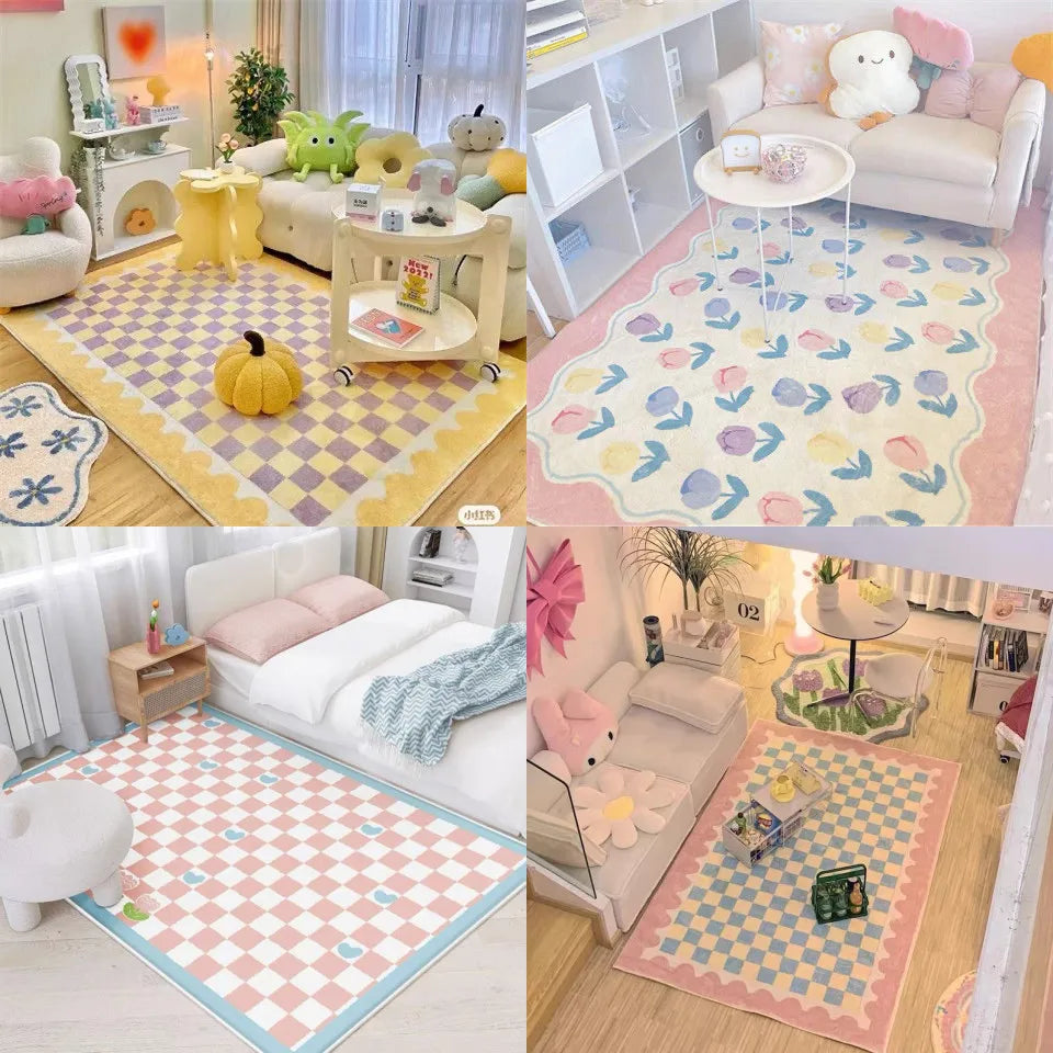 Pink Cashmere Plush Rug